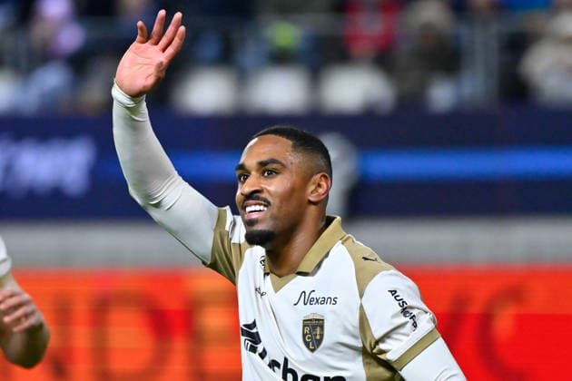 FOOTBALL : Paris FC vs Lens - Ligue 1 - 14 02 2026 Wesley Said ( 22 - Lens ) celebrates after scoring during the Ligue 1 match between Paris FC and RC Lens at Stade Jean Bouin on February 14, 2026 in Paris, France. ( Photo by Federico Pestellini PsnewZ ) - ParisFrance  Copyright: xFedericoxPestellinix