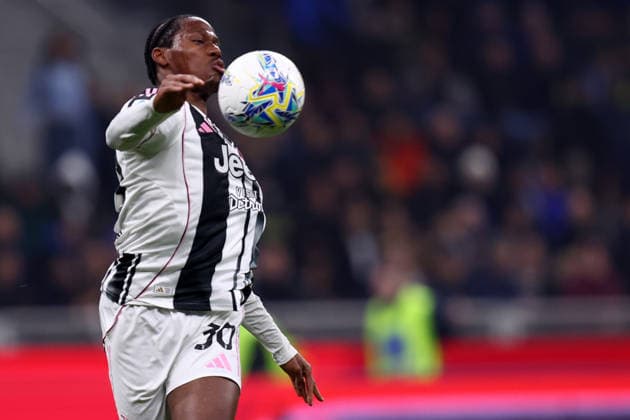 Serie A Fc Internazionale - Juventus Fc Jonathan David of Juventus Fc in action during the Serie A match beetween Fc Internazionale and Juventus Fc at Stadio Giuseppe Meazza on February 14 2026 in Milan Italy . Milano Stadio Giuseppe Meazza Italy Copyright: xMarcoxCanonierox