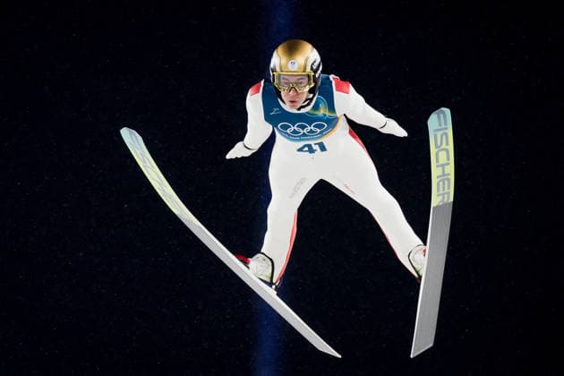 OLYMPICS - Winter Olympic Games, Olympische Spiele, Olympia, OS Milano Cortina 2026 PREDAZZO,ITALY,14.FEB.26 - OLYMPICS, Ski jumping, Skispringen, Ski, nordisch - Winter Olympic Games Milano Cortina 2026, large hill, men. Image shows Stefan Kraft (AUT).  GEPAxpictures xMatthiasxTrinkl