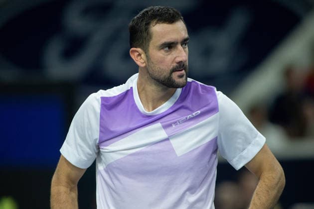 February 14, 2026, Frisco, Texas, USA: MARIN CILIC (CRO) reacts during a menÃ¢â‚¬â ¢s singles semifinal match at the 2026 Nexo Dallas Open at The Ford Center at The Star in Frisco, Texas. Taylor Fritz advances to the championship match after defeating Marin Cilic, 7:6, 7:6. Frisco USA - ZUMAh193 20260214_zsp_h193_033 Copyright: xDanielxMcGregor-Huyerx