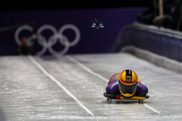 GIOCHI OLIMPICI - Olimpiadi Invernali Milano-Cortina 2026 - Skeleton Women Susanne Kreher (GER) during the Olympic Winter games, Winterspiele,Spiele, Summer games Milano-Cortina 2026, Skeleton Women on February 14, 2026 at Cortina Sliding Center in Cortina d Ampezzo, Italy Cortina D Ampezzo Italy  Copyright: xIPAxSport ABACAx