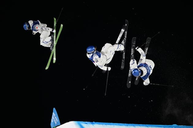 Gu Ailing Eileen (CHN), FEBRUARY 14, 2026 - Freestyle Skiing : Women s Big Air Qualification during the Milano Cortina 2026 Olympic Winter games, Winterspiele,Spiele, Summer games at Livigno Snow Park in Livigno, Italy.  aflo_319870206
