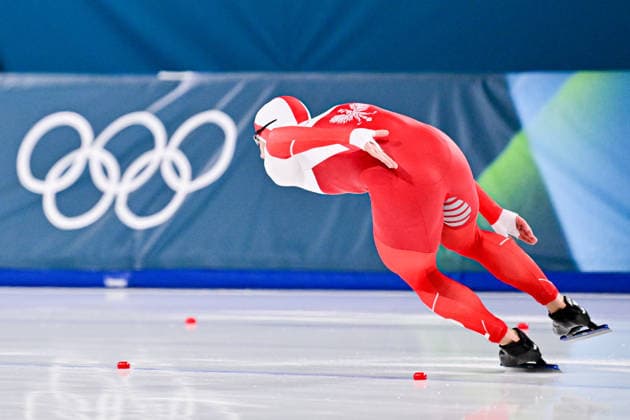 Piotr MICHALSKI (POL) vs Joep WENNEMARS (NED), during Speed skating, Eisschnelllauf Men s 500m, Speed Skating, at the Olympic Winter games, Winterspiele,Spiele, Summer games Milano Cortina 2026, at Milano Speed Skating Stadium, on February 14, 2026 in Milan, Italy. Noxthirdxpartyxsales  aflo_319872946