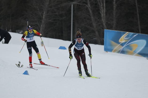 Selina Grotian (GER) competes in the Womens 7.5 km Sprint biathlon event at the Olympic Winter games, Winterspiele,Spiele, Summer games Milano Cortina 2026 at the Südtirol Arena, Antholz-Anterselva, Italy, on February 14, 2026. Selina Grotian (GER) beim 7,5-km-Sprint der Frauen im Biathlon bei den Olympischen Winterspielen Milano Cortina 2026 in der Südtirol Arena, Antholz-Anterselva, Italien, am 14. Februar 2026. *** Selina Grotian GER competes in the Womens 7 5 km Sprint biathlon event at the Olympic Winter Games Milano Cortina 2026 at the Südtirol Arena, Antholz Anterselva, Italy, on February 14, 2026 Selina Grotian GER competes in the Womens 7.5 km Sprint biathlon event at the Olympic Winter Games Milano Cortina 2026 at the Südtirol Arena, Antholz Anterselva, Italy, on February 14, 2026 Copyright: HMBxMedia MarcxNiemeyer