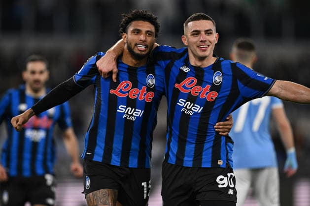 SS Lazio v Atalanta BC - Serie A Ederson of Atalanta B.C. celebrates after scoring the goal of 0-1 during the 25th matchday of the Serie A championship between S.S. Lazio and Atalanta B.C. at the Stadio Olimpico in Rome, Italy, on February 14, 2026. Rome Italy Italy  Copyright: xDomenicoxCippitellix originalFilename:cippitelli-sslazioa260214_npDUF.jpg