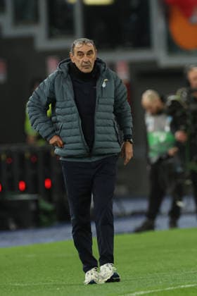 SS Lazio v Atalanta BC - Serie A Maurizio Sarri coaches Lazio during the Serie A soccer match between SS Lazio and Atalanta BC at Stadio Olimpico in Rome, Italy, on February 14, 2026. Rome Lazio Italy  Copyright: xCiroxDexLucax originalFilename:deluca-sslazioa260214_npU6K.jpg