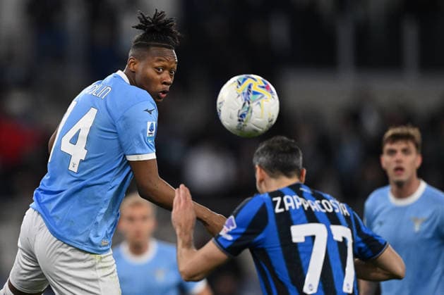 SS Lazio v Atalanta BC - Serie A Tijjani Noslin of S.S. Lazio is in action during the 25th matchday of the Serie A championship between S.S. Lazio and Atalanta B.C. at the Stadio Olimpico in Rome, Italy, on February 14, 2026. Rome Italy Italy  Copyright: xDomenicoxCippitellix originalFilename:cippitelli-sslazioa260214_npDrI.jpg