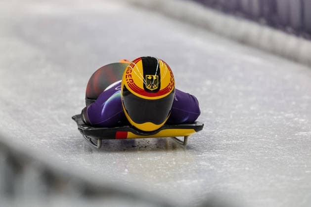 GIOCHI OLIMPICI - Olimpiadi Invernali Milano-Cortina 2026 - Skeleton Women Susanne Kreher (GER) during the Olympic Winter games, Winterspiele,Spiele, Summer games Milano-Cortina 2026, Skeleton Women on February 14, 2026 at Cortina Sliding Center in Cortina d Ampezzo, Italy Cortina D Ampezzo Italy  Copyright: xIPAxSport ABACAx