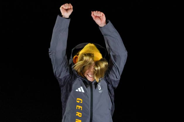 GIOCHI OLIMPICI - Olimpiadi Invernali Milano-Cortina 2026 - Skeleton Women Milano Cortina 2026 - XXV Olympic Winter games, Winterspiele,Spiele, Summer games Cortina D Ampezzo - Italy Saturday , February 14 , 2023 Skeleton - Women s KREHER Susanne (GER) Cortina D Ampezzo Italy  Copyright: xIPAxSport ABACAx