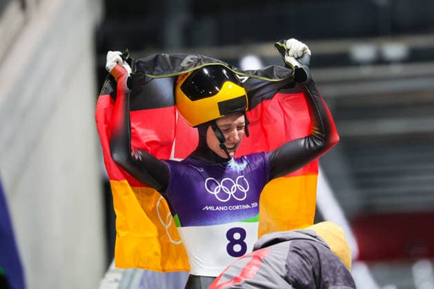 GIOCHI OLIMPICI - Olimpiadi Invernali Milano-Cortina 2026 - Skeleton Women Milano Cortina 2026 - XXV Olympic Winter games, Winterspiele,Spiele, Summer games Cortina D Ampezzo - Italy Saturday , February 14 , 2023 Skeleton - Women s KREHER Susanne (GER) Cortina D Ampezzo Italy  Copyright: xIPAxSport ABACAx