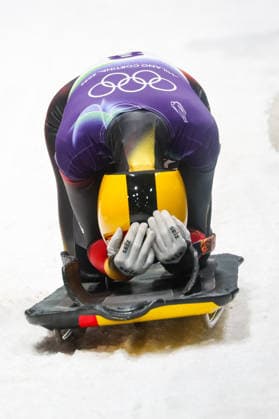 GIOCHI OLIMPICI - Olimpiadi Invernali Milano-Cortina 2026 - Skeleton Women Milano Cortina 2026 - XXV Olympic Winter games, Winterspiele,Spiele, Summer games Cortina D Ampezzo - Italy Saturday , February 14 , 2023 Skeleton - Women s KREHER Susanne (GER) Cortina D Ampezzo Italy  Copyright: xIPAxSport ABACAx