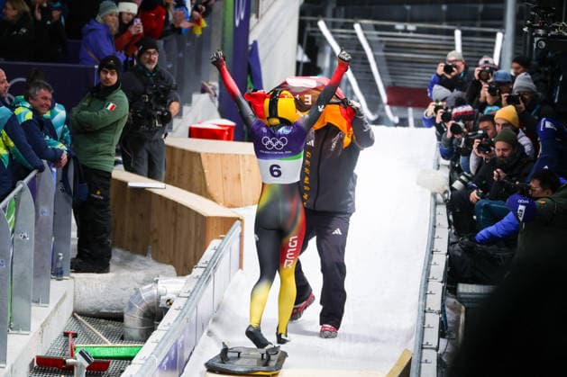 GIOCHI OLIMPICI - Olimpiadi Invernali Milano-Cortina 2026 - Skeleton Women Milano Cortina 2026 - XXV Olympic Winter games, Winterspiele,Spiele, Summer games Cortina D Ampezzo - Italy Saturday , February 14 , 2023 Skeleton - Women s PFEIFER Jacqueline (GER) Cortina D Ampezzo Italy  Copyright: xIPAxSport ABACAx