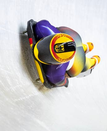 February 14, 2026, Cortina D ampezzo, Lombardy, Italy: Susanne Kreher of Germany competes in the third run of the Women s Skeleton at the Cortina Sliding Centre for the Milano Cortina 2026 Winter Olympics. Cortina D Ampezzo Italy - ZUMAsc5_ 20260214_oly_sc5_002 Copyright: xErichxSchlegelx