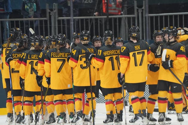 Milano Cortina, 2026 , Winter Olympic Games, Olympische Spiele, Olympia, OS Olympics, Winter-Olympische spiele 2026 , Eishockey Frauen, Finnland-Kanada ,vs Deutschland, Canada vs Germany Women , Playoffs Quarterfinals, Milano Rho Ice hockey, Eishockey Arena Germany Deutschland GER Photocopyright Gladys Chai von der Laage *** Milano Cortina, 2026 , Winter Olympic Games, Olympics, Winter Olympics 2026 , Ice Hockey Women, Finland Canada ,vs Germany, Canada vs Germany Women , Playoffs Quarterfinals, Milano Rho Ice Hockey Arena Germany Germany GER Photocopyright Gladys Chai von der Laage