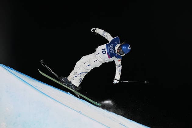 260214 -- LIVIGNO, Feb. 14, 2026 -- Gu Ailing of China competes during the free skiing women s freeski big air qualification at the Milan-Cortina 2026 Olympic Winter games, Winterspiele,Spiele, Summer games in Livigno, Italy, Feb. 14, 2026. MICO2026ITALY-LIVIGNO-OLYMPIC WINTER GAMES-FREESTYLE SKIING-WOMEN S FREESKI BIG AIR-QUALIFICATION XiaxYifang  (MICO2026)ITALY-LIVIGNO-OLYMPIC WINTER GAMES-FREESTYLE SKIING-WOMEN S FREESKI BIG AIR-QUALIFICATION IMAGO XiaxYifang  imago images 0847598952