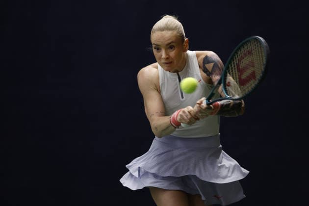 Czech tennis player Tereza Martincova at the ITF Conseq Prague Open 2026, in Prague, Czech Republic, on February 14, 2026. (CTKxPhoto PavelxLebeda) CTKPhotoF202602150000201  CTKPhotoF202602150000201
