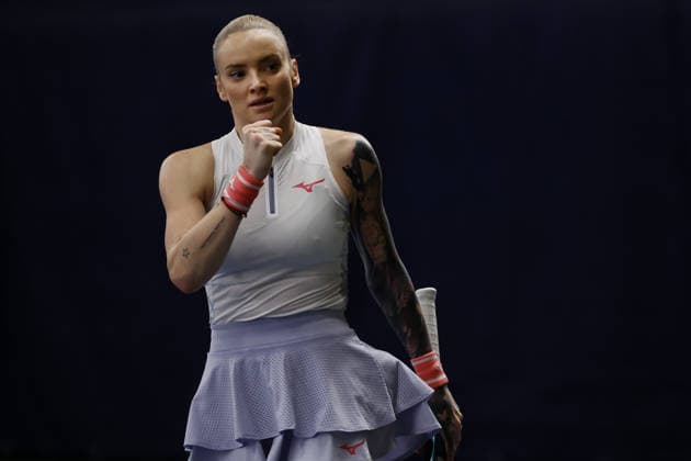 Czech tennis player Tereza Martincova at the ITF Conseq Prague Open 2026, in Prague, Czech Republic, on February 14, 2026. (CTKxPhoto PavelxLebeda) CTKPhotoF202602150000301  CTKPhotoF202602150000301