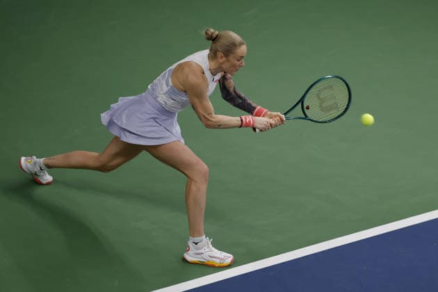 Czech tennis player Tereza Martincova at the ITF Conseq Prague Open 2026, in Prague, Czech Republic, on February 14, 2026. (CTKxPhoto PavelxLebeda) CTKPhotoF202602150000801  CTKPhotoF202602150000801