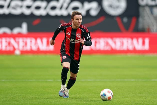 14.02.2026, xovx, Fußball Fußball Bundesliga, Eintracht Frankfurt - Borussia Mönchengladbach Mario Götze (Eintracht Frankfurt), Freisteller (DFL DFB REGULATIONS PROHIBIT ANY USE OF PHOTOGRAPHS as IMAGE SEQUENCES and or QUASI-VIDEO) emspor Frankfurt *** 14 02 2026, xovx, Fußball Fußball Bundesliga, Eintracht Frankfurt Borussia Mönchengladbach Mario Götze Eintracht Frankfurt , Freisteller DFL DFB REGULATIONS PROHIBIT ANY USE OF PHOTOGRAPHS as IMAGE SEQUENCES and or QUASI VIDEO emspor Frankfurt