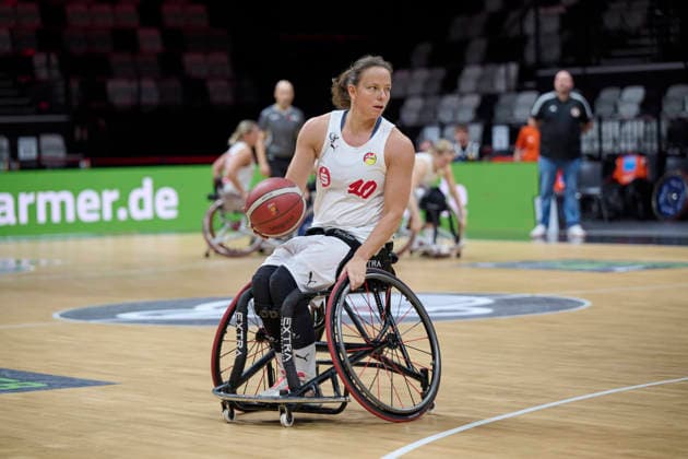 Nuremberg Falcons vs Allianz Rollers Ulm, Wheelchair Basketball, 2 Wheelchair Basketball Bundesliga, Division A, RBBL2 Div A 25 26, Nuremberg, KIA Metropol Arena, 10 Gesche Schünemann Nuremberg Falcons RBBL2, Nuremberg Falcons vs Allianz Rollers Ulm Nuremberg KIA Metropol Arena Bavaria Germany Copyright: xAmerican-Football.Network,x30nullvierxPhotographie,xGerhardxLehnerx