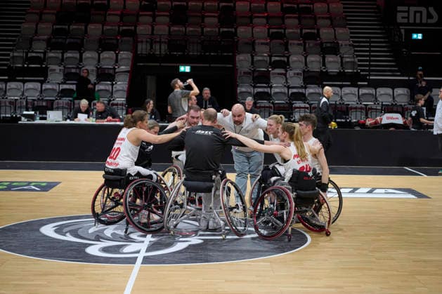 Nuremberg Falcons vs Allianz Rollers Ulm, Wheelchair Basketball, 2 Wheelchair Basketball Bundesliga, Division A, RBBL2 Div A 25 26, Nuremberg, KIA Metropol Arena RBBL2, Nuremberg Falcons vs Allianz Rollers Ulm Nuremberg KIA Metropol Arena Bayern Germany Copyright: xAmerican-Football.Network,x30nullvierxPhotographie,xGerhardxLehnerx