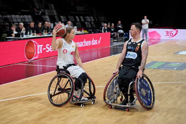 Nuremberg Falcons vs Allianz Rollers Ulm, Wheelchair Basketball, 2 Wheelchair Basketball Bundesliga, Division A, RBBL2 Div A 25 26, Nuremberg, KIA Metropol Arena, 10 Gesche Schünemann Nuremberg Falcons RBBL2, Nuremberg Falcons vs Allianz Rollers Ulm Nuremberg KIA Metropol Arena Bavaria Germany Copyright: xAmerican-Football.Network,x30nullvierxPhotographie,xGerhardxLehnerx