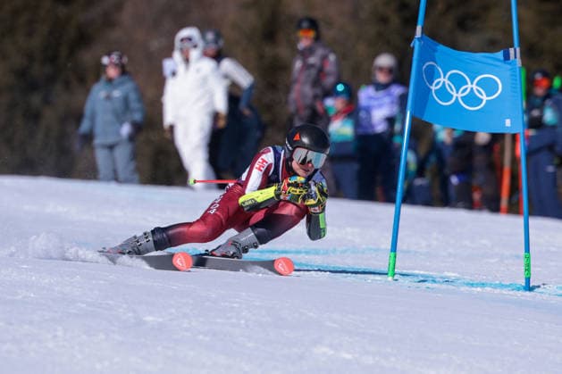 GIOCHI OLIMPICI - Olimpiadi Invernali Milano-Cortina 2026 - Alpine Skiing Women s Giant Slalom V Grenier (CAN) during the Olympic Winter games, Winterspiele,Spiele, Summer games Milano-Cortina 2026, Alpine Skiing Women s Giant Slalom on February 15, 2026 at Tofane Alpine Skiing Centre in Cortina d Ampezzo, Italy Cortina D Ampezzo Italy  Copyright: xIPAxSport ABACAx