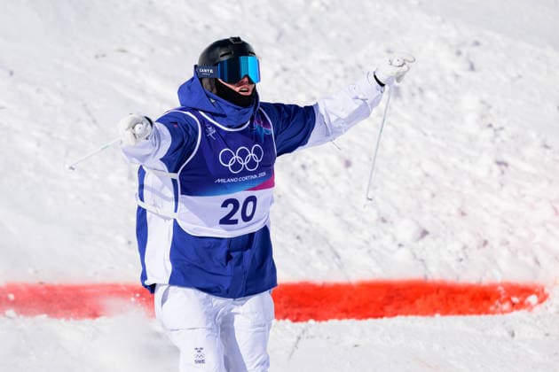 260215 Rasmus Stegfeldt of Sweden competes in men™s freestyle skiing dual moguls during day 9 of the 2026 Winter Olympics on February 15, 2026 in Livigno. Photo: Vegard Grott BILDBYRAN kod VG VG0878 bbeng Olympic Games, Olympische Spiele, Olympia, OS olympics winter olympics os ol olympiska spel vinter-os olympiske leker milano cortina 2026 milan cortina 2026 milano cortina 2026 olympic games milano cortina 2026 winter olympic games milano cortina-os milano cortina-ol vinter-ol freeskiing freeski freestyle friski moguls puckelpist kulekjoring dual jubel sverige *** 260215 Rasmus Stegfeldt of Sweden competes in men™s freestyle skiing dual moguls during day 9 of the 2026 Winter Olympics on February 15, 2026 in Livigno Photo Vegard Grott BILDBYRAN kod VG VG0878 bbeng olympic games olympics winter olympics os ol olympiska spel vinter os olympiske leker milano cortina 2026 milan cortina 2026 milano cortina 2026 olympic games milano cortina 2026 winter olympic games milano cortina os milano cortina ol vinter ol freeskiing freeski freestyle friski moguls puckelpist kulekjoring dual jubel sverige  Copyright: VEGARDxGRoTT BB260215VG007