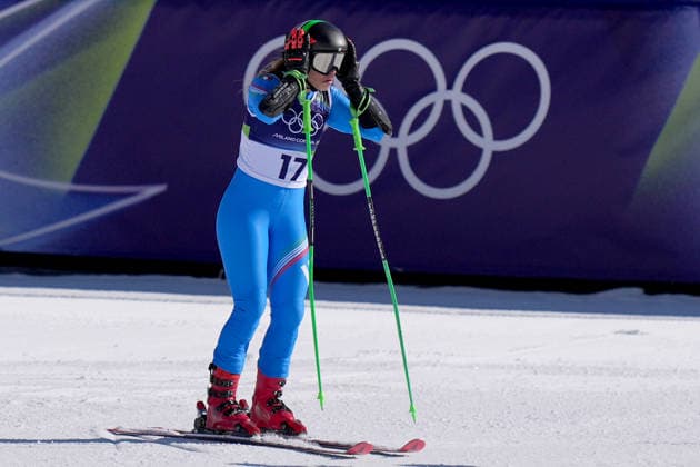 Italy™s GOGGIA Sofia during Alpine Skiing Women s Giant Slalom at the Milano Cortina 2026 Winter Olympics, in Cortina (Italy) February 15 , 2026 (Spada LaPresse)  Copyright: xSpada LaPressex
