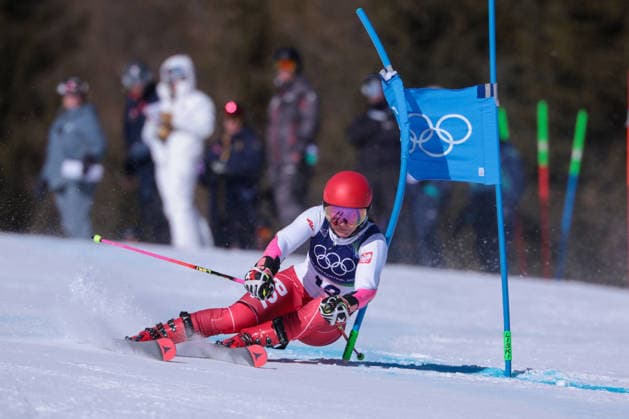 GIOCHI OLIMPICI - Olimpiadi Invernali Milano-Cortina 2026 - Alpine Skiing Women s Giant Slalom M Grasienica-Daniel (POL) during the Olympic Winter games, Winterspiele,Spiele, Summer games Milano-Cortina 2026, Alpine Skiing Women s Giant Slalom on February 15, 2026 at Tofane Alpine Skiing Centre in Cortina d Ampezzo, Italy Cortina D Ampezzo Italy  Copyright: xIPAxSport ABACAx