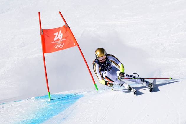 260215 Emma Aicher of Germany competes in women s alpine skiing giant slalom during day 9 of the 2026 Winter Olympics on February 15, 2026 in Cortina. Photo: Joel Marklund BILDBYRAN kod JM JM0793 bbeng alpint alpine skiing Olympic Games, Olympische Spiele, Olympia, OS olympics winter olympics os ol olympiska spel vinter-os olympiske leker milano cortina 2026 milan cortina 2026 milano cortina 2026 olympic games milano cortina 2026 winter olympic games milano cortina-os milano cortina-ol vinter-ol giant slalom storslalom storslalam dam schweiz tyskland *** 260215 Emma Aicher of Germany competes in women s alpine skiing giant slalom during day 9 of the 2026 Winter Olympics on February 15, 2026 in Cortina Photo Joel Marklund BILDBYRAN kod JM JM0793 bbeng alpine alpine skiing olympic games olympics winter olympics os ol olympiska spel vinter os olympiske leker milano cortina 2026 milan cortina 2026 milano cortina 2026 olympic games milano cortina 2026 winter olympic games milano cortina os milano cortina ol vinter ol giant slalom storslalom storslalam dam schweiz deutschland  Copyright: JOELxMARKLUND BB260215JM066