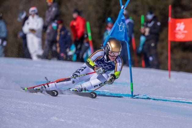 GIOCHI OLIMPICI - Olimpiadi Invernali Milano-Cortina 2026 - Alpine Skiing Women s Giant Slalom E Aicher (GER) during the Olympic Winter games, Winterspiele,Spiele, Summer games Milano-Cortina 2026, Alpine Skiing Women s Giant Slalom on February 15, 2026 at Tofane Alpine Skiing Centre in Cortina d Ampezzo, Italy Cortina D Ampezzo Italy  Copyright: xIPAxSport ABACAx