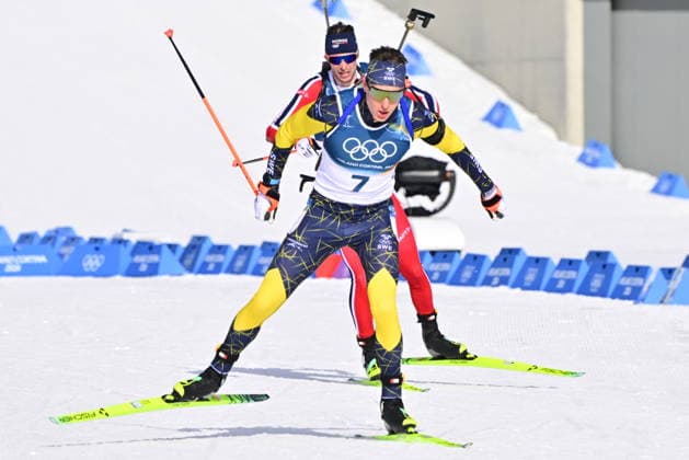 ANTERSELVA, ITALY 20260215 Martin Ponsiluoma at the start of the men s 12.5 km pursuit start in biathlon in Anterselva during the Winter Olympics in Milan Cortina, Italy. *** The image is included in the SPORTS PACKAGE. For others PAID IMAGE ** ANTERSELVA ITALY x10030x *** ANTERSELVA, ITALY 20260215 Martin Ponsiluoma at the start of the men s 12 5 km pursuit start in biathlon in Anterselva during the Winter Olympics in Milan Cortina, Italy The image is included in the SPORTS PACKAGE For others PAID IMAGE ANTERSELVA ITALY x10030x  Copyright: xJonasxEkströmer TTx 2026 OLYMPICS BIENBALL SHOOT MEN S PURSUE START