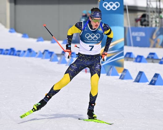 ANTERSELVA, ITALY 20260215 Martin Ponsiluoma at the start of the men s 12.5 km pursuit start in biathlon in Anterselva during the Winter Olympics in Milan Cortina, Italy. *** The image is included in the SPORTS PACKAGE. For others PAID IMAGE ** ANTERSELVA ITALY x10030x *** ANTERSELVA, ITALY 20260215 Martin Ponsiluoma at the start of the men s 12 5 km pursuit start in biathlon in Anterselva during the Winter Olympics in Milan Cortina, Italy The image is included in the SPORTS PACKAGE For others PAID IMAGE ANTERSELVA ITALY x10030x  Copyright: xJonasxEkströmer TTx 2026 OLYMPICS BIENBALL SHOOT MEN S PURSUE START