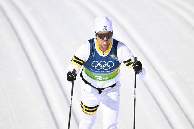 VAL DI FIEMME, ITALIEN 20260215 Sveriges Calle Halfvarsson inför herrarnas stafett 4 x 7,5 km under vinter-OS pa Tesero längdskidstadion i Val di Fiemme, Italien. *** Bilden ingar i SPORTPAKET. För övriga BETALBILD *** VAL DI FIEMME ITALIEN x10430x *** VAL DI FIEMME, ITALY 20260215 Swedens Calle Halfvarsson ahead of the mens 4 x 7.5 km relay during the Winter Olympics at Tesero cross-country ski stadium in Val di Fiemme, Italy Picture in SPORT PACKAGE For others PAY PICTURE VAL DI FIEMME ITALY x10430x  Copyright: xChristinexOlsson TTx OS 2026 SKIDOR STAFETT HERR