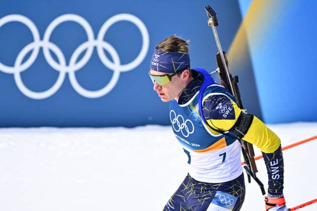 ANTERSELVA, ITALY 20260215 Martin Ponsiluoma at the start of the men s 12.5 km pursuit start in biathlon in Anterselva during the Winter Olympics in Milan Cortina, Italy. *** The image is included in the SPORTS PACKAGE. For others PAID IMAGE ** ANTERSELVA ITALY x10030x *** ANTERSELVA, ITALY 20260215 Martin Ponsiluoma at the start of the men s 12 5 km pursuit start in biathlon in Anterselva during the Winter Olympics in Milan Cortina, Italy The image is included in the SPORTS PACKAGE For others PAID IMAGE ANTERSELVA ITALY x10030x  Copyright: xJonasxEkströmer TTx 2026 OLYMPICS BIENBALL SHOOT MEN S PURSUE START