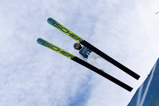 OLYMPICS - Winter Olympic Games, Olympische Spiele, Olympia, OS Milano Cortina 2026 PREDAZZO,ITALY,15.FEB.26 - OLYMPICS, NORDIC SKIING, NORDIC COMBINED, Ski jumping, Skispringen, Ski, nordisch - Winter Olympic Games Milano Cortina 2026, large hill, training. Image shows Sora Yachi (JPN).  GEPAxpictures xOliverxLerch