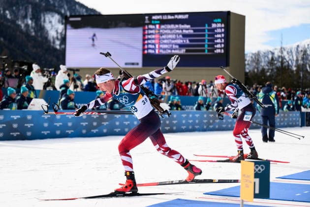 260215 Fabian Muellauer of Austria and Simon Eder of Austria competes in men s biathlon 12,5 km pursuit during day 9 of the 2026 Winter Olympics on February 15, 2026 in Anterselva. Photo: Mathias Bergeld BILDBYRAN kod MB MB1329 skidskytte biathlon skiskyting Olympic Games, Olympische Spiele, Olympia, OS olympics winter olympics os ol olympiska spel vinter-os olympiske leker milano cortina 2026 milan cortina 2026 milano cortina 2026 olympic games milano cortina 2026 winter olympic games milano cortina-os milano cortina-ol vinter-ol 9 bbeng pursuit jaktstart *** 260215 Fabian Muellauer of Austria and Simon Eder of Austria competes in men s biathlon 12,5 km pursuit during day 9 of the 2026 Winter Olympics on February 15, 2026 in Anterselva Photo Mathias Bergeld BILDBYRAN code MB MB1329 biathlon biathlon olympic games olympics olympics winter olympics os ol olympiska spel vinter os olympiske leker milano cortina 2026 milan cortina 2026 milano cortina 2026 olympic games milano cortina 2026 winter olympic games milano cortina os milano cortina ol vinter ol 9 bbeng pursuit jaktstart  Copyright: MATHIASxBERGELD BB260215MB028