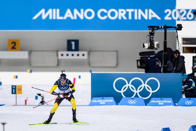 260215 Martin Ponsiluoma of Sweden competes in men s biathlon 12,5 km pursuit during day 9 of the 2026 Winter Olympics on February 15, 2026 in Anterselva. Photo: Jon Olav Nesvold BILDBYRAN COP 217 MB1329 skidskytte biathlon skiskyting Olympic Games, Olympische Spiele, Olympia, OS olympics winter olympics os ol olympiska spel vinter-os olympiske leker milano cortina 2026 milan cortina 2026 milano cortina 2026 olympic games milano cortina 2026 winter olympic games milano cortina-os milano cortina-ol vinter-ol 9 bbeng pursuit jaktstart *** 260215 Martin Ponsiluoma of Sweden competes in men s biathlon 12,5 km pursuit during day 9 of the 2026 Winter Olympics on February 15, 2026 in Anterselva Photo Jon Olav Nesvold BILDBYRAN COP 217 MB1329 biathlon biathlon olympic games olympics winter olympics os ol olympiska spel vinter os olympiske leker milano cortina 2026 milan cortina 2026 milano cortina 2026 olympic games milano cortina 2026 winter olympic games milano cortina os milano cortina ol vinter ol 9 bbeng pursuit jaktstart  Copyright: JONxOLAVxNESVOLD BB260215JE033