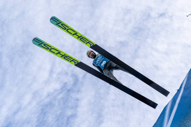 OLYMPICS - Winter Olympic Games, Olympische Spiele, Olympia, OS Milano Cortina 2026 PREDAZZO,ITALY,15.FEB.26 - OLYMPICS, NORDIC SKIING, NORDIC COMBINED, Ski jumping, Skispringen, Ski, nordisch - Winter Olympic Games Milano Cortina 2026, large hill, training. Image shows Johannes Rydzek (GER).  GEPAxpictures xOliverxLerch