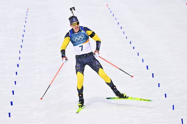 ANTERSELVA, ITALY 20260215 Martin Ponsiluoma at the start of the men s 12.5 km pursuit start in biathlon in Anterselva during the Winter Olympics in Milan Cortina, Italy. *** The image is included in the SPORTS PACKAGE. For others PAID IMAGE ** ANTERSELVA ITALY x10030x *** ANTERSELVA, ITALY 20260215 Martin Ponsiluoma at the start of the men s 12 5 km pursuit start in biathlon in Anterselva during the Winter Olympics in Milan Cortina, Italy The image is included in the SPORTS PACKAGE For others PAID IMAGE ANTERSELVA ITALY x10030x  Copyright: xJonasxEkströmer TTx 2026 OLYMPICS BIENBALL SHOOT MEN S PURSUE START