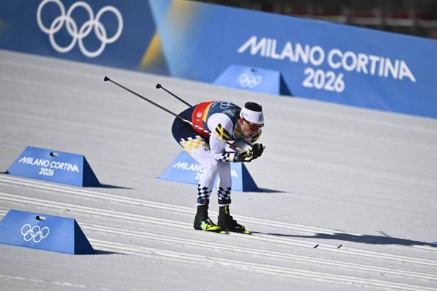 VAL DI FIEMME, ITALY 20260215 Sweden s Johan Häggström on the first leg of the men s 4 x 7.5 km relay during the Winter Olympics at the Tesero cross-country skiing stadium in Val di Fiemme, Italy. *** The image is included in the SPORTS PACKAGE. For others PAYMENT IMAGE *** VAL DI FIEMME ITALY x10430x *** VAL DI FIEMME, ITALY 20260215 Sweden s Johan Häggström on the first leg of the men s 4 x 7 5 km relay during the Winter Olympics at the Tesero cross country skiing stadium in Val di Fiemme, Italy The image is included in the SPORTS PACKAGE For others PAYMENT IMAGE VAL DI FIEMME ITALY x10430x  Copyright: xChristinexOlsson TTx 2026 OLYMPICS SKI RELAY MEN
