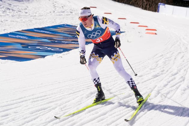 Winter Olympics in Milan Cortina 2026 Val di Fiemme, Italy 20260215. Johan Häggström from Sweden during the men s cross-country 4 x 7.5 km relay at Tesero CC-Stadium during the Winter Olympics in Milan Cortina 2026. Photo: Terje Pedersen NTB Val di Fiemme Italy EDITORIAL USE ONLY. RESTRICTED USE FOR BETTING COMPANIES Ref:_SPOcO41PocuFNc.jpg *** Winter Olympics in Milan Cortina 2026 Val di Fiemme, Italy 20260215 Johan Häggström from Sweden during the men s cross country 4 x 7 5 km relay at Tesero CC Stadium during the Winter Olympics in Milan Cortina 2026 Photo Terje Pedersen NTB Val di Fiemme Italy EDITORIAL USE ONLY RESTRICTED USE FOR BETTING COMPANIES  Copyright: xTerjexPedersenx xNTBx