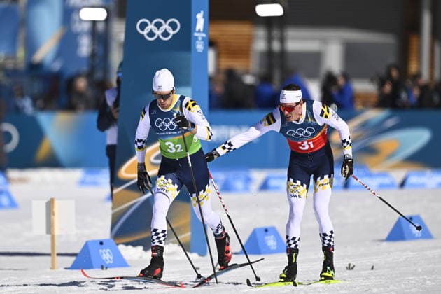 VAL DI FIEMME, ITALY 20260215 Sweden s Johan Häggström on the first leg of the men s 4 x 7.5 km relay during the Winter Olympics at the Tesero cross-country skiing stadium in Val di Fiemme, Italy. *** The image is included in the SPORTS PACKAGE. For others PAYMENT IMAGE *** VAL DI FIEMME ITALY x10430x *** VAL DI FIEMME, ITALY 20260215 Sweden s Johan Häggström on the first leg of the men s 4 x 7 5 km relay during the Winter Olympics at the Tesero cross country skiing stadium in Val di Fiemme, Italy The image is included in the SPORTS PACKAGE For others PAYMENT IMAGE VAL DI FIEMME ITALY x10430x  Copyright: xChristinexOlsson TTx 2026 OLYMPICS SKI RELAY MEN