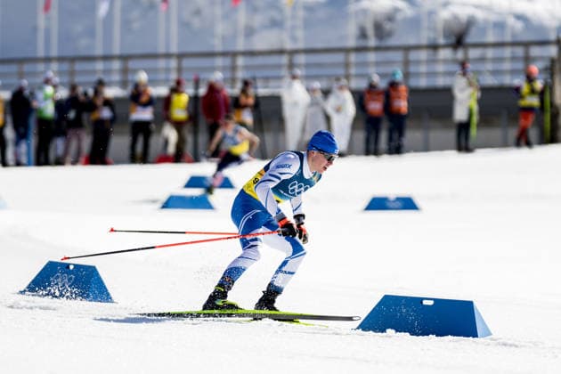 260215 Arsi Ruuskanen of Finland competes in the men s 4 x 7.5km relay cross-country skiing race during day 9 of the 2026 Winter Olympics on February 15, 2026 in Val di Fiemme. Photo: Maxim Thore BILDBYRAN kod MT MT0983 skidor cross-country skiing langrenn Olympic Games, Olympische Spiele, Olympia, OS olympics winter olympics os ol olympiska spel vinter-os olympiske leker milano cortina 2026 milan cortina 2026 milano cortina 2026 olympic games milano cortina 2026 winter olympic games milano cortina-os milano cortina-ol vinter-ol 9 bbeng herr stafett *** 260215 Arsi Ruuskanen of Finland competes in the men s 4 x 7 5km relay cross country skiing race during day 9 of the 2026 Winter Olympics on February 15, 2026 in Val di Fiemme Photo Maxim Thore BILDBYRAN kod MT MT0983 skidor cross country skiing langrenn olympic games olympics winter olympics os ol olympiska spel vinter os olympiske leker milano cortina 2026 milan cortina 2026 milano cortina 2026 olympic games milano cortina 2026 winter olympic games milano cortina os milano cortina ol vinter ol 9 bbeng herr relay  Copyright: MAXIMxTHORE BB260215MT033