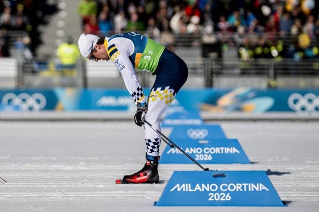 260215 Calle Halfvarsson of Sweden looks dejected after competing in the men s 4 x 7.5km relay cross-country skiing race during day 9 of the 2026 Winter Olympics on February 15, 2026 in Val di Fiemme. Photo: Maxim Thore BILDBYRAN kod MT MT0983 skidor cross-country skiing langrenn Olympic Games, Olympische Spiele, Olympia, OS olympics winter olympics os ol olympiska spel vinter-os olympiske leker milano cortina 2026 milan cortina 2026 milano cortina 2026 olympic games milano cortina 2026 winter olympic games milano cortina-os milano cortina-ol vinter-ol 9 bbeng herr stafett sverige depp *** 260215 Calle Halfvarsson of Sweden looks dejected after competing in the men s 4 x 7 5km relay cross country skiing race during day 9 of the 2026 Winter Olympics on February 15, 2026 in Val di Fiemme Photo Maxim Thore BILDBYRAN kod MT MT0983 skidor cross country skiing langrenn olympic games olympics winter olympics os ol olympiska spel vinter os olympiske leker milano cortina 2026 milan cortina 2026 milano cortina 2026 olympic games milano cortina 2026 winter olympic games milano cortina os milano cortina ol vinter ol 9 bbeng herr stafett sverige depp  Copyright: MAXIMxTHORE BB260215MT034