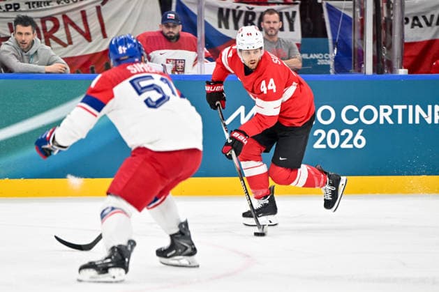 15 02 2026, Milano, Santa Giulia Ice hockey, Eishockey Arena, Winter Olympics: Switzerland - Czechia (Ice Hockey), Pius Suter of Switzerland in action Milano Santa Giulia Ice Hockey Arena Lombardy Italy *** 15 02 2026, Milano, Santa Giulia Ice Hockey Arena, Winter Olympics Switzerland Czechia Ice Hockey , Pius Suter of Switzerland in action Milano Santa Giulia Ice Hockey Arena Lombardy Italy Copyright: xJustPictures.ch AndreaxBrancax jp-en-AnBr-AB-AAB_229815022026