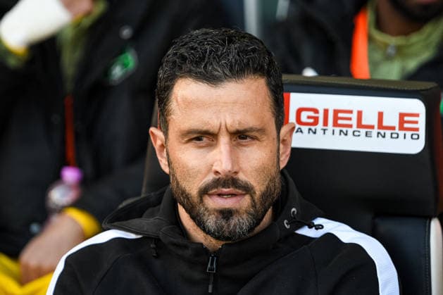 CALCIO - Serie A - Udinese Calcio vs US Sassuolo Sassuolo s Head Coach Fabio Grosso during Udinese Calcio vs US Sassuolo, Italian soccer Serie A match in Udine, Italy, February 15 2026 Udine Italy  Copyright: xIPAxSport ABACAx