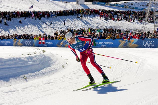 Winter Olympics in Milan Cortina 2026 Val di Fiemme, Italy 20260215. Johannes Hosflot Klaebo from Norway during the men s cross-country skiing 4 x 7.5 km relay at Tesero CC-Stadium during the Winter Olympics in Milano Cortina 2026. Photo: Lise Aserud NTB Val di Fiemme Italy EDITORIAL USE ONLY. RESTRICTED USE FOR BETTING COMPANIES Ref:_SPOq-t2wxC9v-E.jpg *** Winter Olympics in Milan Cortina 2026 Val di Fiemme, Italy 20260215 Johannes Hosflot Klaebo from Norway during the men s cross country skiing 4 x 7 5 km relay at Tesero CC Stadium during the Winter Olympics in Milano Cortina 2026 Photo Lise Aserud NTB Val di Fiemme Italy EDITORIAL USE ONLY RESTRICTED USE FOR BETTING COMPANIES  Copyright: xLisexAserudx xNTBx