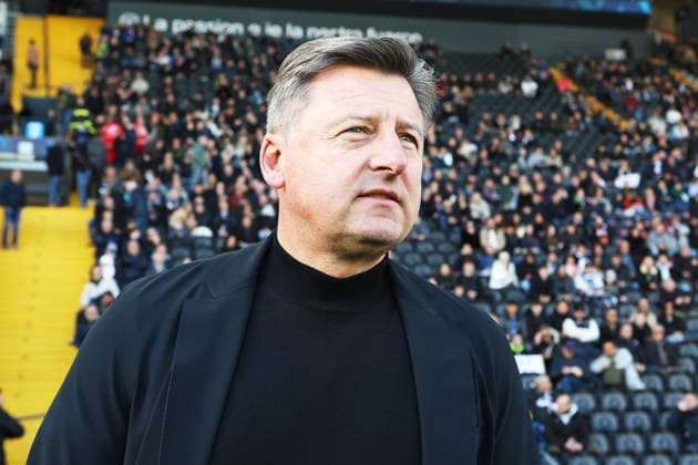 Udinese™s head coach Kosta Runjaic during the Serie A soccer match between Udinese and Sassuolo at the Bluenergy Stadium in Udine, north east Italy - Sunday, February 15,2026 - soccer  Copyright: xAndreaxBressanutti LaPressex